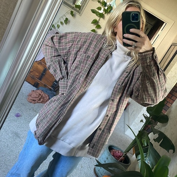 Field Gear Vintage Cotton Fall Plaid Button-Up Shirt - Picture 3 of 12